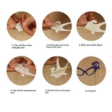 Kristin Paradise 25Pcs Mouse Friends Photo Booth Props with Stick, Mickey Theme Selfie Props, Minnie...