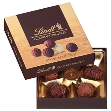 Lindt Chocolate Truffles Gift Box - 2.8 Ounces Assorted