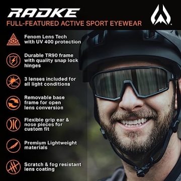 Wildhorn Radke MTB Cycling Glasses with 3 Lenses