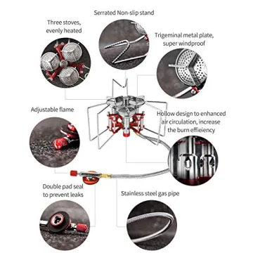 Bulin 5800W Ultralight Windproof Camping Gas Stove for All