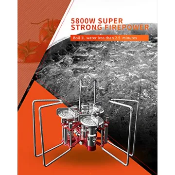 Bulin 5800W Ultralight Windproof Camping Gas Stove for All