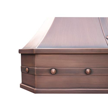 Unique 36-inch Copper Range Hood - Handmade by SINDA