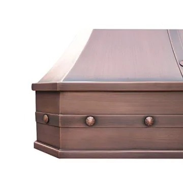 Unique 36-inch Copper Range Hood - Handmade by SINDA