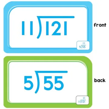 School Zone Division Flash Cards Ages 9 and Up for Learning