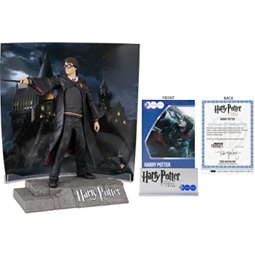 McFarlane Toys Harry Potter Collectible Figure with Scenic Display Backdrop