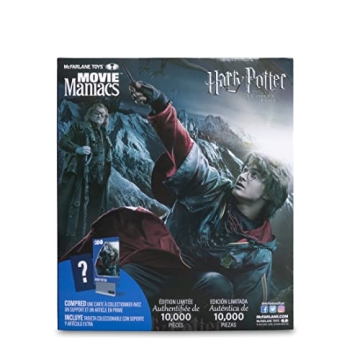 Collectible Harry Potter Figure with Scenic Backdrop