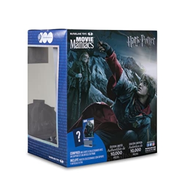 Collectible Harry Potter Figure with Scenic Backdrop