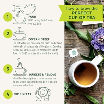 Organic Spearmint Tea for Wellness 96 Bags 6 Pack