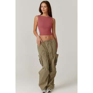 Trendy QINSEN Women's Cropped Tank for Summer Style