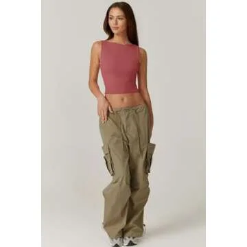 Trendy QINSEN Women's Cropped Tank for Summer Style