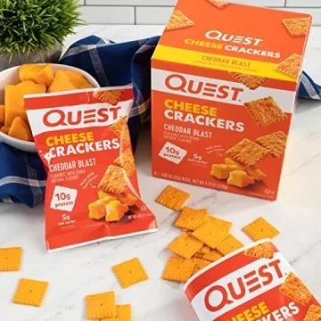 Quest Nutrition Cheese Crackers Cheddar Blast 10g Protein