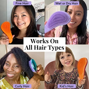 Lily England Detangling Brush & Comb Set for All Hair Types
