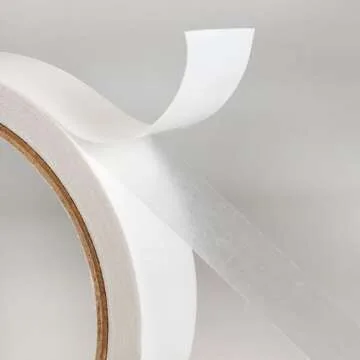 AJ Sign World Best 1/2" MAX Strength Thin Permanent Double-Sided Tape for Arts, Crafts, Photography, Scrapbooking, Tear-by-Hand, Paper Backing (1/2-Inch by 164-Feet/55 Yards)…