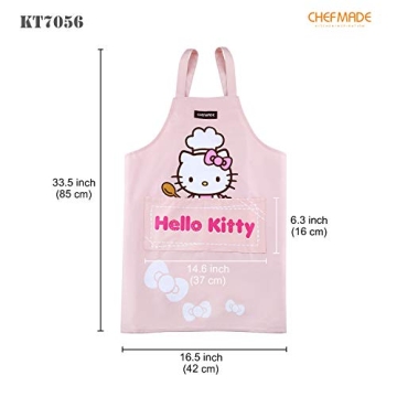 CHEFMADE Hello Kitty Cotton Apron - Gift Boxed Fun for Cooking