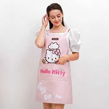 CHEFMADE Hello Kitty Cotton Apron - Gift Boxed Fun for Cooking