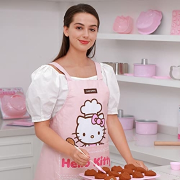 CHEFMADE Hello Kitty Cotton Apron - Gift Boxed Fun for Cooking