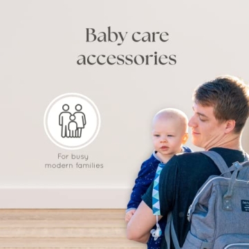 Dodo Babies Diaper Bag Backpack Insulated Waterproof Pockets