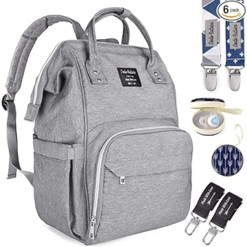 Dodo Babies Diaper Bag Backpack Insulated Waterproof Pockets