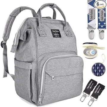 Dodo Babies Diaper Bag Backpack Insulated Waterproof Pockets