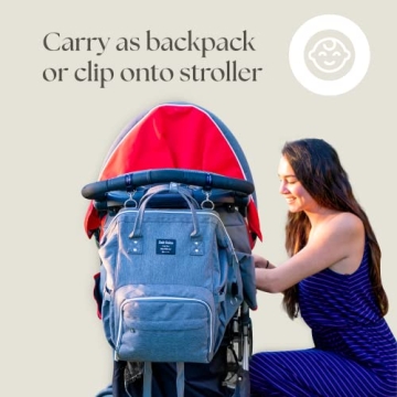 Dodo Babies Diaper Bag Backpack Insulated Waterproof Pockets