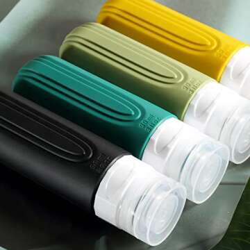 Mrsdry Travel Toiletries Bottles - Leak Proof & TSA Approved