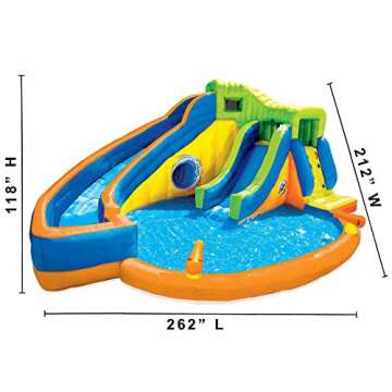 Banzai Inflatable Water Slide for Kids Ages 5-12