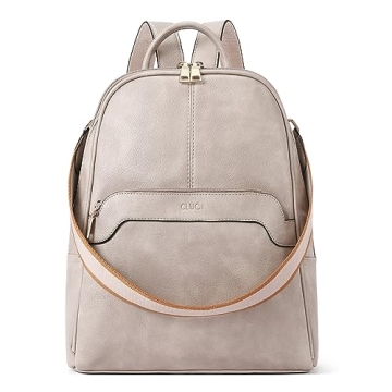 CLUCI Leather Backpack Purse for Women - Stylish, Convertible & Functional
