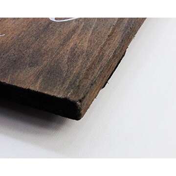 Elegant Signs Wash Soak Relax Wood Sign Bathroom Sign Bathroom Wall Art Bathroom Wood Sign Rustic Bathroom Decor (11 x 14 inch)