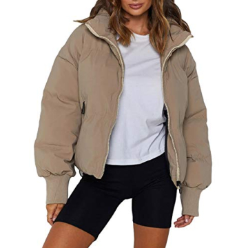 UANEO Women's Cozy Oversized Puffer Jacket