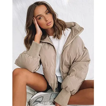 UANEO Women's Cozy Oversized Puffer Jacket