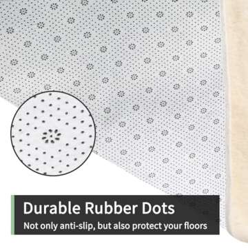 Sour Lemon Area Rug 9x12 Soft Plush Carpet for Home