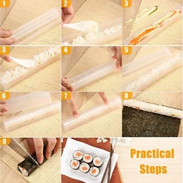 DIY Sushi Molds - Easy Rice Ball & Sushi Maker Kit