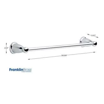 Franklin Brass Kinla 18" Towel Rack - Polished Chrome