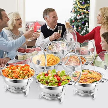 BriSunshine Chafing Dish Set - Elegant Buffet Warmers