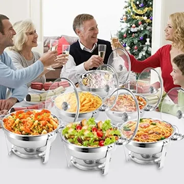 BriSunshine Chafing Dish Set - Elegant Buffet Warmers