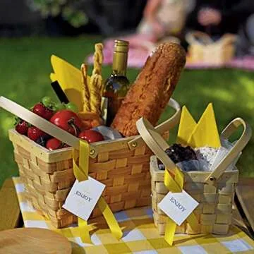 Weddingstar Medium 6" x 4" x 4.5" (1) Picnic Basket