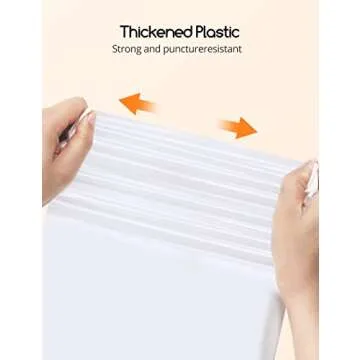 MeoWant Cat Litter Box Liners, Drawstring Cat Litter Receptacles Bags for MeoWant MW-SC01/MW-SC02/MW-LR01 Automatic Cat Litter Box 20pcs