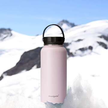 NAVIGATE 32oz Wide Mouth Insulated Water Bottle