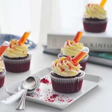 Tomnk 120pcs 4ml Plastic Cupcake Pipettes Squeeze Dropper Liquid Infuser Transfer Pipettes for Cupcakes, Strawberries