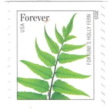 USPS Ferns Forever Stamps - 20 Stamps