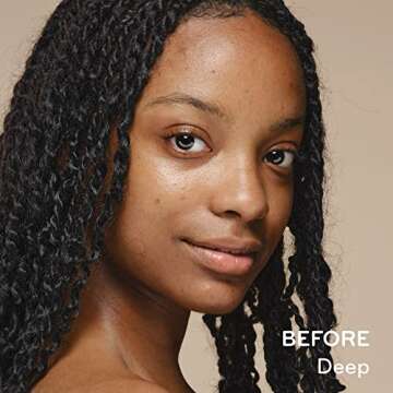 pūrlisse Ageless Glow Serum BB Cream SPF 40 : Clean & Cruelty-Free, Full & Flawless Coverage, Hydrates with Collagen | Deep 1.4oz