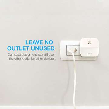 Vont Motion Sensor Night Light, [4 Pack] Plug in Dusk Till Dawn Motion Sensor Lights, LED Nightlight with High & Low Modes, Compact, Customizable for Bedroom, Bathroom, Kitchen, Hallway, Stairs