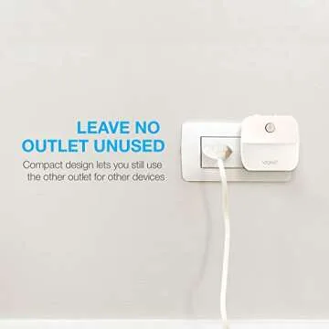 Vont Motion Sensor Night Light, [4 Pack] Plug in Dusk Till Dawn Motion Sensor Lights, LED Nightlight with High & Low Modes, Compact, Customizable for Bedroom, Bathroom, Kitchen, Hallway, Stairs