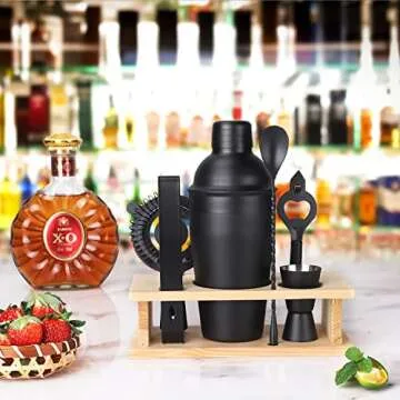 JNWINOG Cocktail Shaker Set for Bar and Home