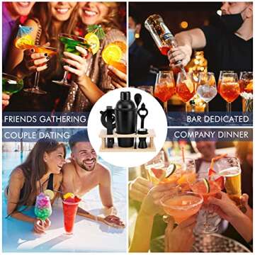 JNWINOG Cocktail Shaker Set for Bar and Home