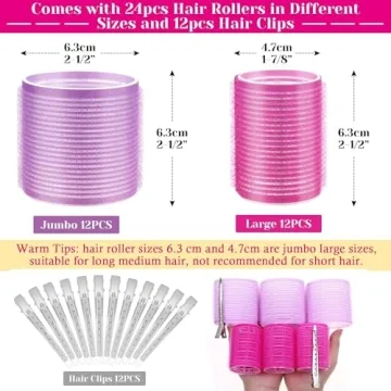Cludoo Hair Roller Set for Effortless Curls and Volume