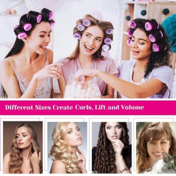 Cludoo Hair Roller Set for Effortless Curls and Volume