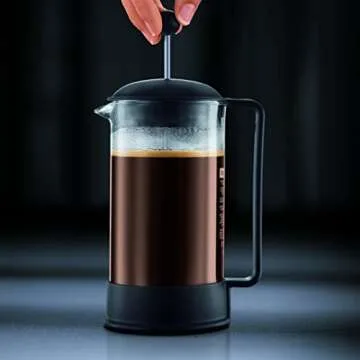 Bodum 12 oz Brazil French Press Coffee Maker - Black