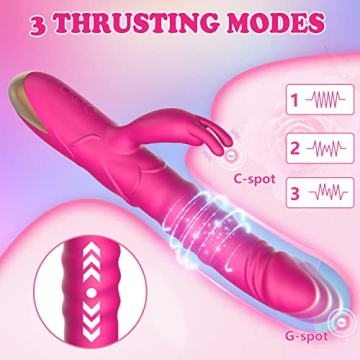 Thrusting Rabbit Vibrator | G-Spot & Clitoral Pleasure