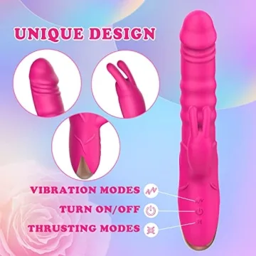 Thrusting Rabbit Vibrator | G-Spot & Clitoral Pleasure
